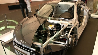 The Audi R8 V10, Cut in Half